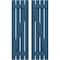 Ekena Millwork Americraft 4-Board (2 Batten) Wood Spaced Board-n-Batten Shutters w/ Z-Bar, ARW102SB415X45HBH, PR ARW102SB415X45HBH - alternate 1